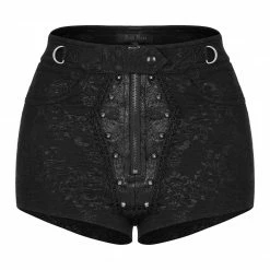 Punk Rave Gothic Coffin Shorts