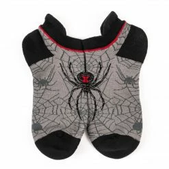 FootClothes Black Widow Spider Ankle Socks