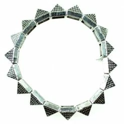 Cupcake Cult Pyramid Bracelet - Silver