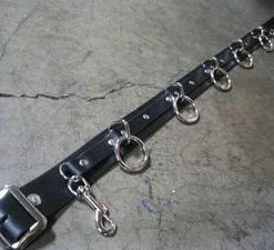Ape Leather Plus Size 5 Ring Bondage Belt