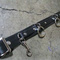 Ape Leather Plus Size 5 Ring Bondage Belt 6 Ape Leather Plus Size 5 Ring Bondage Belt