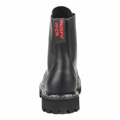 Angry Itch 8-Hole - Black Leather Boots