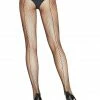 Leg Avenue Stockings & Leggings Backseam Fishnet Pantyhose - Black