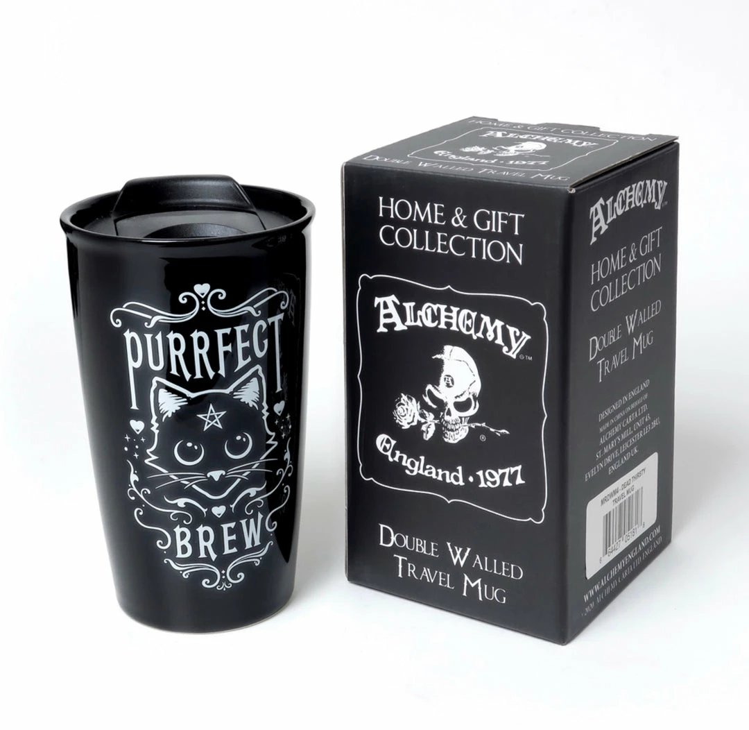Alchemy Of England Purrfect Brew Double Walled Mug 4 Alchemy Of England Purrfect Brew Double Walled Mug