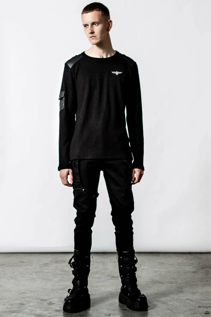 Killstar Men's Stuff At Ease Long Sleeve Top 6 Killstar Men's Stuff At Ease Long Sleeve Top