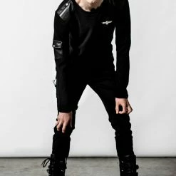 Killstar Men's Stuff At Ease Long Sleeve Top 19 Killstar Men's Stuff At Ease Long Sleeve Top