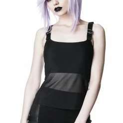 Killstar Women's Stuff Atara Strap Top