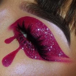Glam Goth Beauty Hair And Makeup Amoureux - Pink Body Glitter