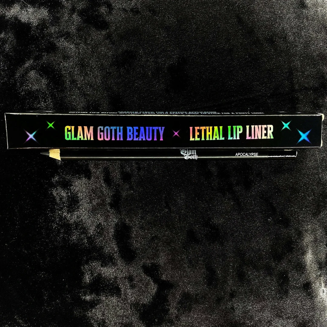 Glam Goth Beauty Apocalypse - Matte Black Pencil Liner 5 Glam Goth Beauty Apocalypse - Matte Black Pencil Liner