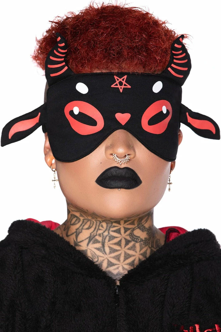 Killstar Baphomet Sleep Mask 3 Killstar Baphomet Sleep Mask