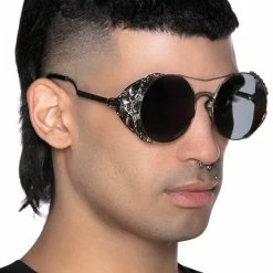 Killstar Baphomet Sunglasses (Silver)