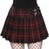 Killstar Bat Girl Skirt [TARTAN]