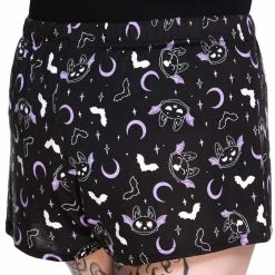 Killstar Batty Sleep Shorts Women's Stuff