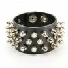 Funk Plus Men's Stuff Spiked Bracelet With 3 Rows Of Short Spikes 2 Funk Plus Men's Stuff Spiked Bracelet With 3 Rows Of Short Spikes