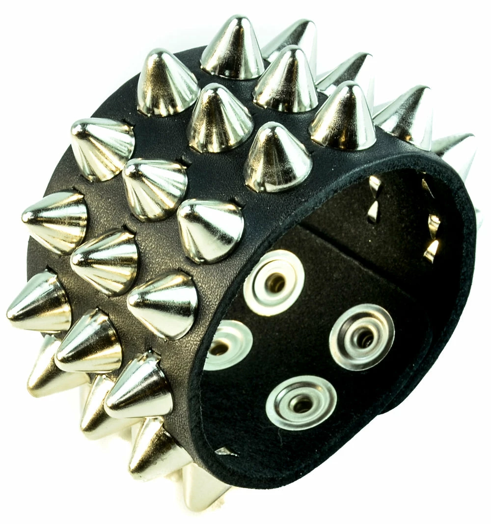 Funk Plus UK77 3-Row Large Conehead Wristband 5 Funk Plus UK77 3-Row Large Conehead Wristband