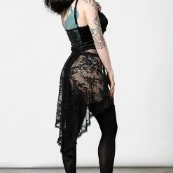 Killstar Be Veiled Lace Basque Women's Stuff 21 Killstar Be Veiled Lace Basque Women's Stuff