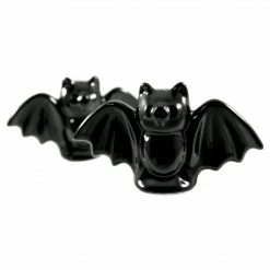 Sourpuss Black Bat Salt & Pepper Shakers