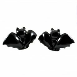 Sourpuss Black Bat Salt & Pepper Shakers