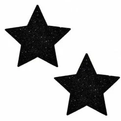 Neva Nude Black Malice Glitter Starry Nights Nipple Cover Pasties Accessories