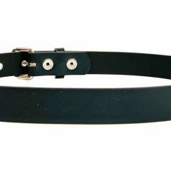 Funk Plus Black Vegan Leather Plain Belt