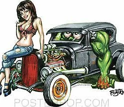 Poster Pop BigToe Heidi Deluxe Sticker