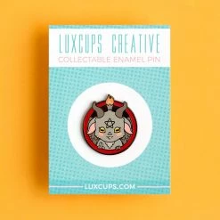 LuxCups Creative Baphomet Enamel Pin Pins
