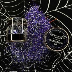 Glam Goth Beauty Beetlejuice - Purple And Green Body Glitter