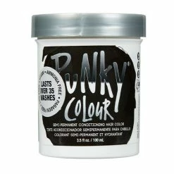 Punky Colour, Semi-Permanent Conditioning Hair Color, Ebony, 3.5 Fl Oz Hair And Makeup