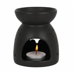Gothic Gifts Gift Ideas Black Bat Cut Out Oil Burner