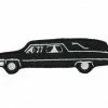 Project Pinup Black Funeral Hearse Car Iron On Embroidered Patch Gift Ideas