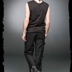 Queen Of Darkness Black Shorts With Side Pockets