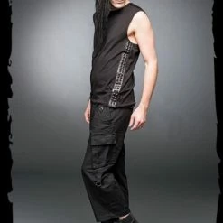 Queen Of Darkness Black Shorts With Side Pockets