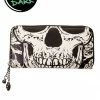 Banned Black Skull Face Wallet 2 Banned Black Skull Face Wallet