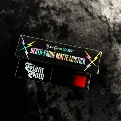 Glam Goth Beauty Bloodrose - Blood Red Matte Lipstick Hair And Makeup