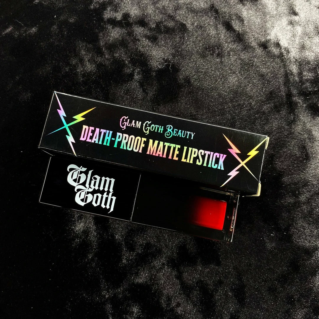 Glam Goth Beauty Bloodrose - Blood Red Matte Lipstick Hair And Makeup 4 Glam Goth Beauty Bloodrose - Blood Red Matte Lipstick Hair And Makeup