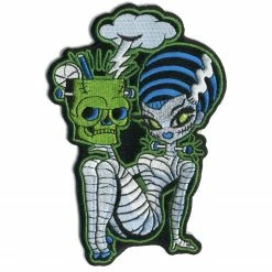Retro-a-go-go Bride Of Frankenstein Embroidered Patch Patches