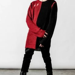 Killstar Cardinal Knit Sweater Men's Stuff 11 Killstar Cardinal Knit Sweater Men's Stuff