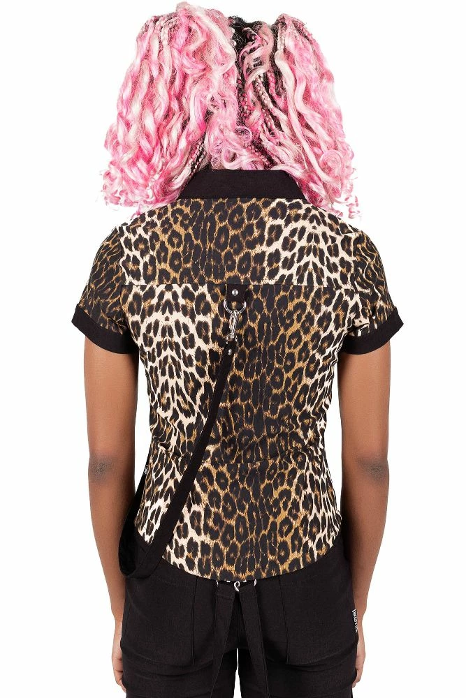 Killstar Cat's Meow Cap-Sleeve Shirt 5 Killstar Cat's Meow Cap-Sleeve Shirt