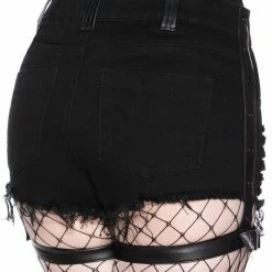 Killstar Women's Stuff Contraband Denim Shorts