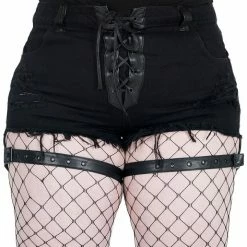 Killstar Women's Stuff Contraband Denim Shorts