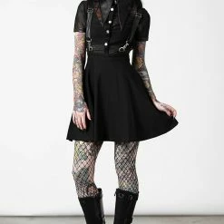Killstar Women's Stuff Cosmic Katy Suspender Dress