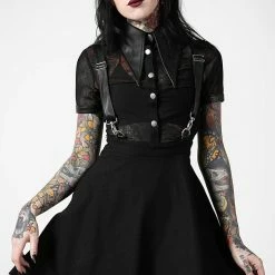 Killstar Women's Stuff Cosmic Katy Suspender Dress