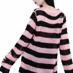 Killstar Courtney Distress Knit Sweater