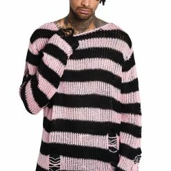 Killstar Courtney Distress Knit Sweater