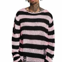 Killstar Courtney Distress Knit Sweater