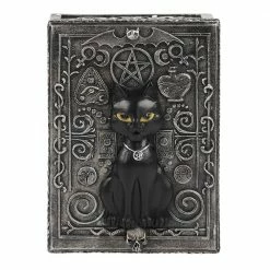 Gothic Gifts Gothic Black Cat Resin Storage Box Gift Ideas