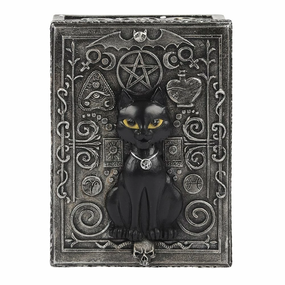 Gothic Gifts Gothic Black Cat Resin Storage Box Gift Ideas 4 Gothic Gifts Gothic Black Cat Resin Storage Box Gift Ideas
