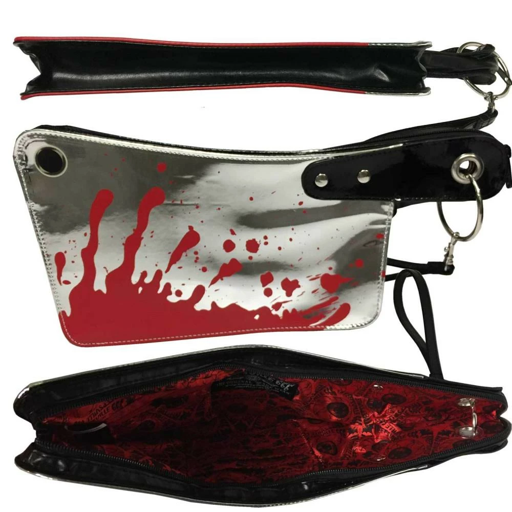 Kreepsville666 Cleaver Clutch Bag Metallic Bags & Backpacks 4 Kreepsville666 Cleaver Clutch Bag Metallic Bags & Backpacks