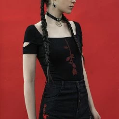 Punk Rave Women's Stuff Bramble Roses T-Shirt