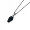 Mysticum Luna Jewelry Crypt Coffin Necklace